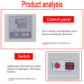 laboratoryl vertical drum wind drying oven